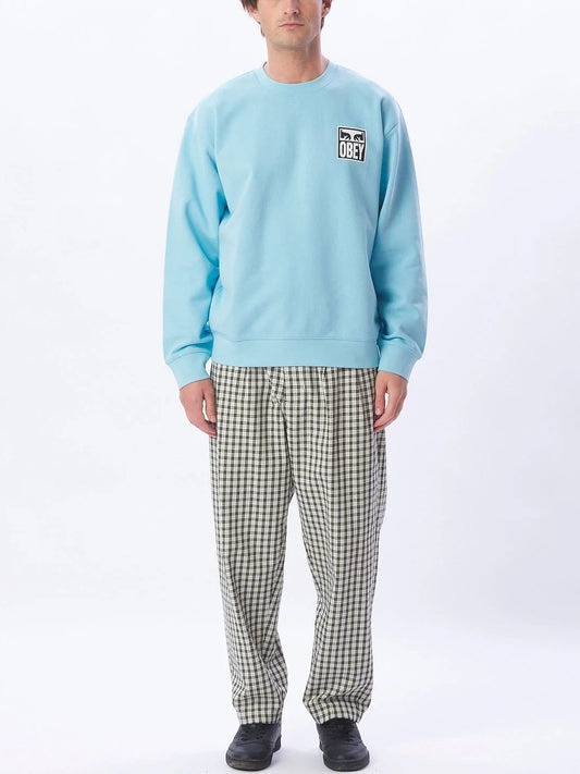 OBEY EYES ICON 2 CREW SKY BLUE