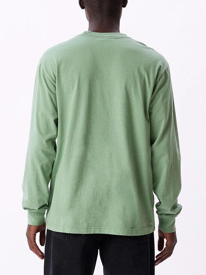 TIMELESS RECYCLED POCKET LONG SLEEVE PIGMENT JADE