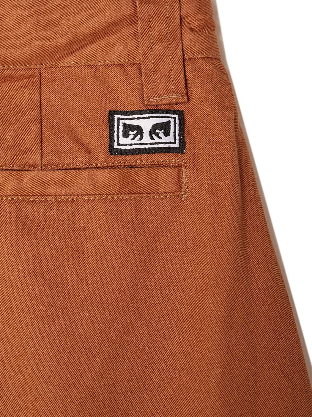 OBEY ESTATE ORGANIC PANT CATECHU WOOD