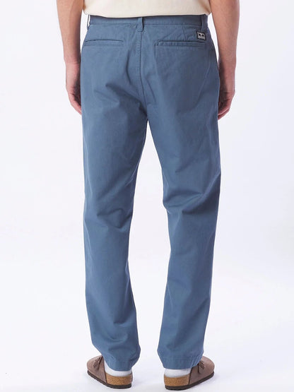 OBEY HUGHES PANT DULL BLUE