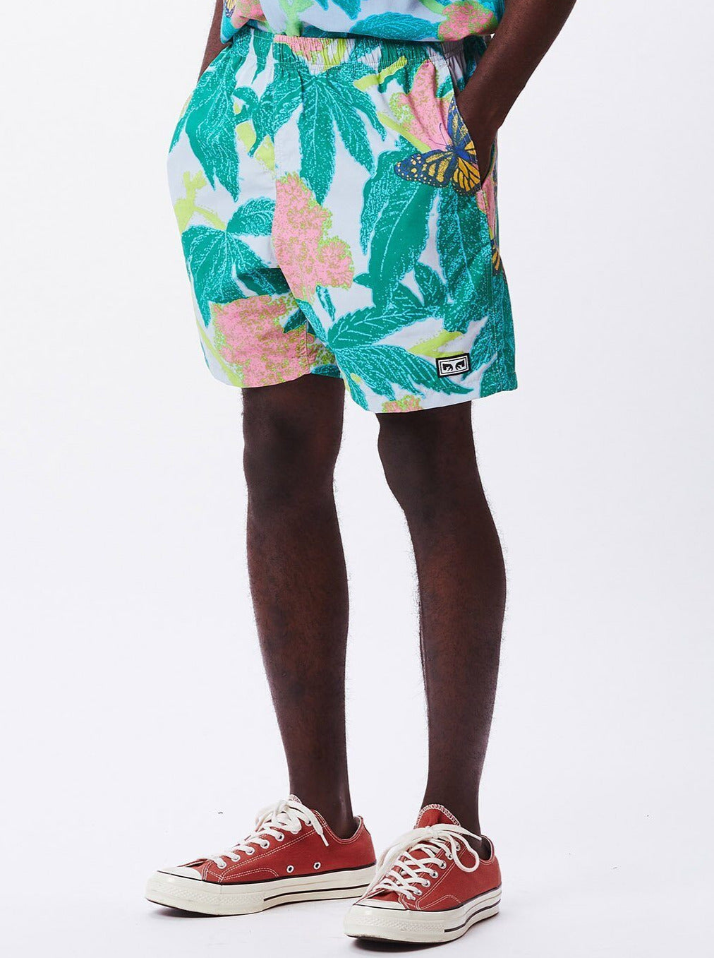 OBEY EASY RELAXED BUDS SHORT GOOD GREY