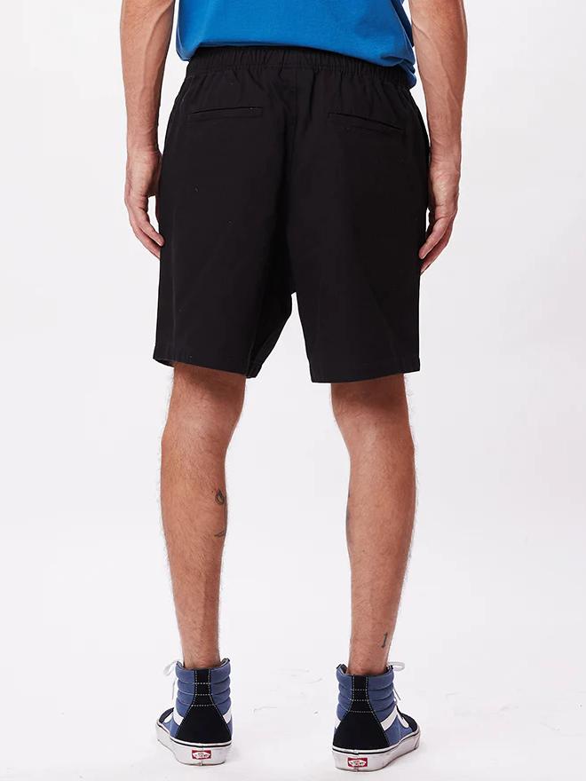 OBEY EASY RELAXED TWILL SHORT BLACK