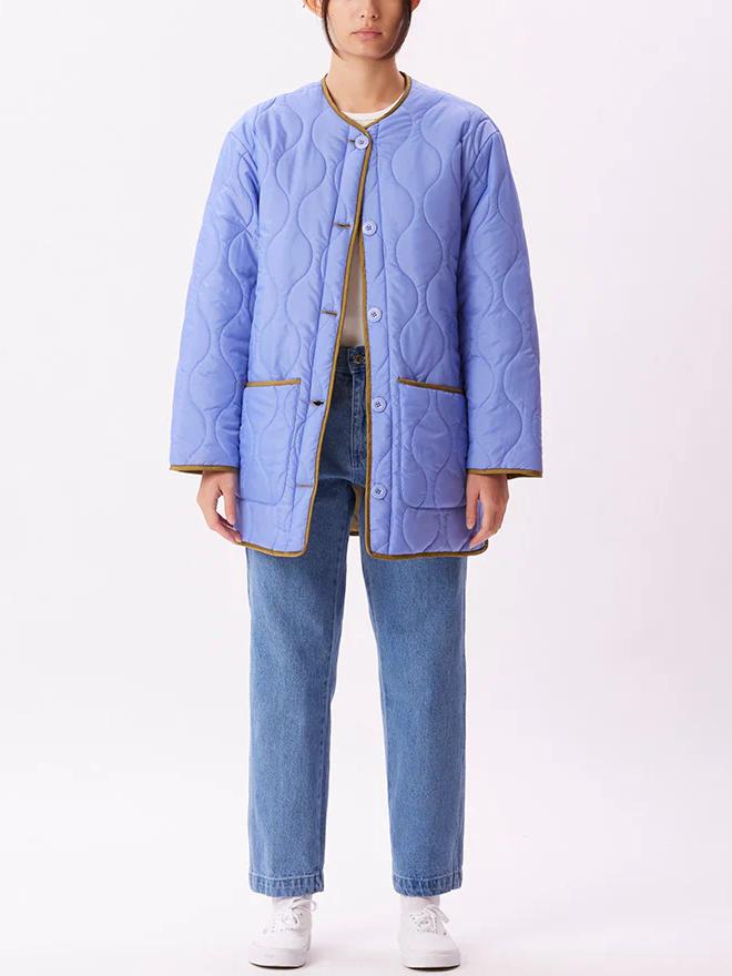 OBEY ALEXIS LINER JACKET DIGITAL VIOLET