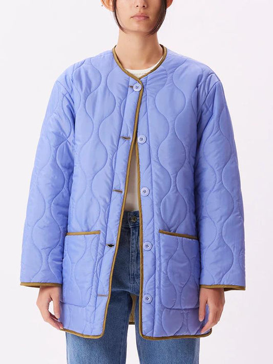 OBEY ALEXIS LINER JACKET DIGITAL VIOLET