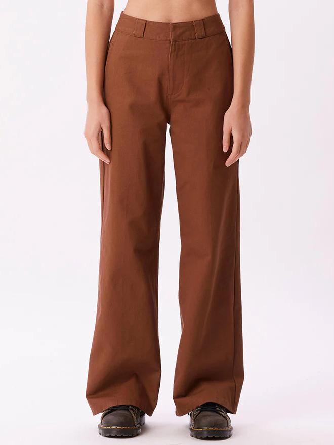 OBEY MILA WORK PANT SEPIA