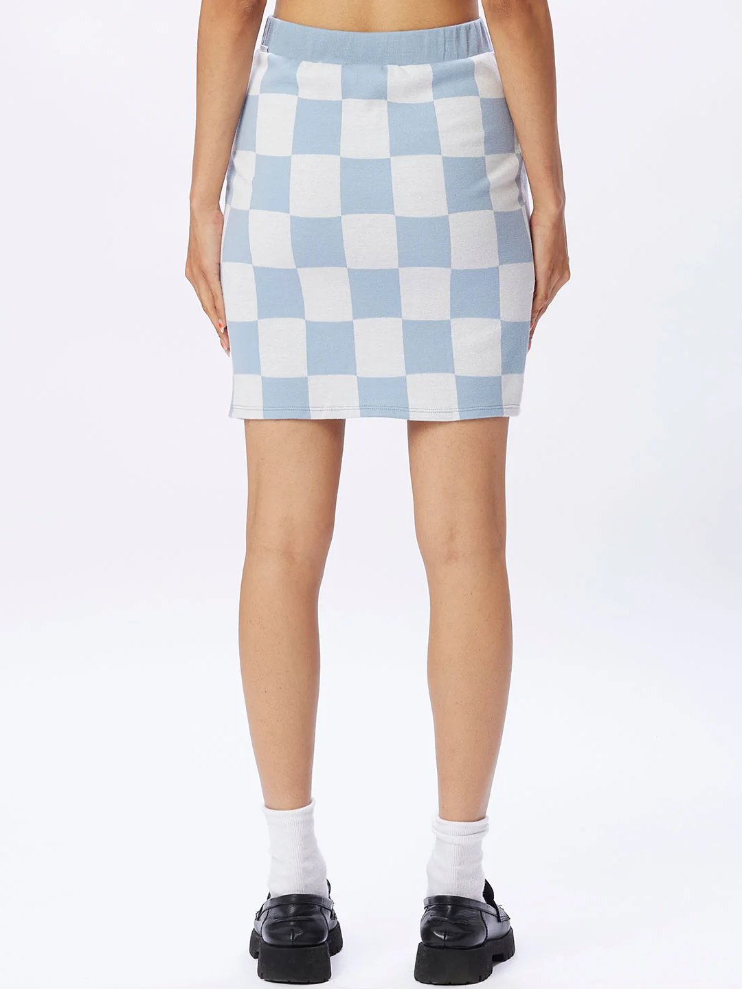 OBEY LYDIA MINI SKIRT SEAL ICE MULTI