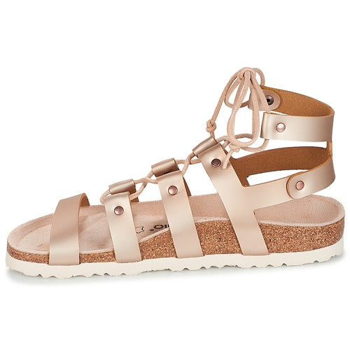 Studded Gladiator Sandals - Camel - Just $4