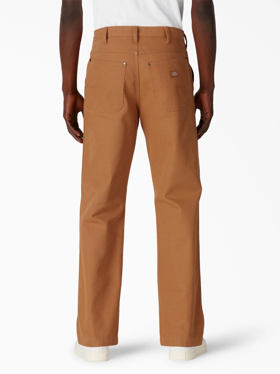 DICKIES DUCK DOUBLE FRONT PANT STONEWASHED BROWN DUCK