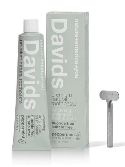 DAVIDS NATURAL TOOTHPASTE - PEPPERMINT