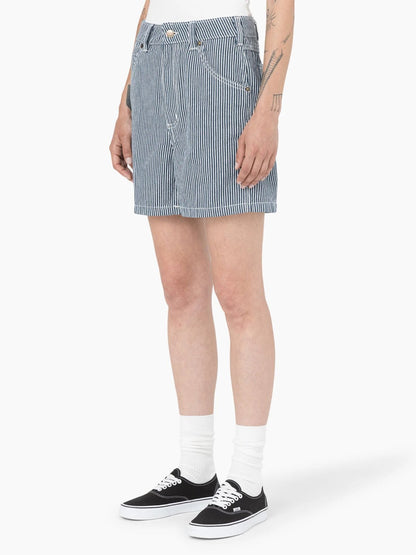 DICKIES HICKORY STRIPE SHORTS AIRFORCE BLUE