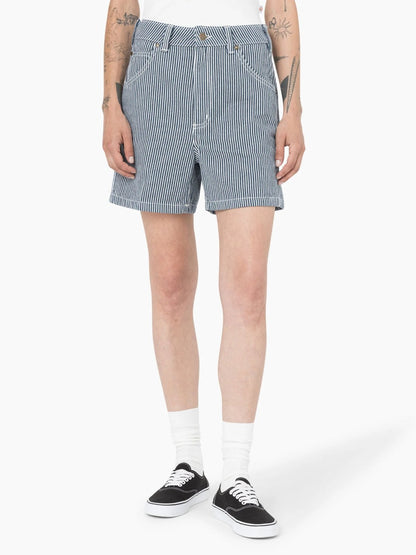 DICKIES HICKORY STRIPE SHORTS AIRFORCE BLUE