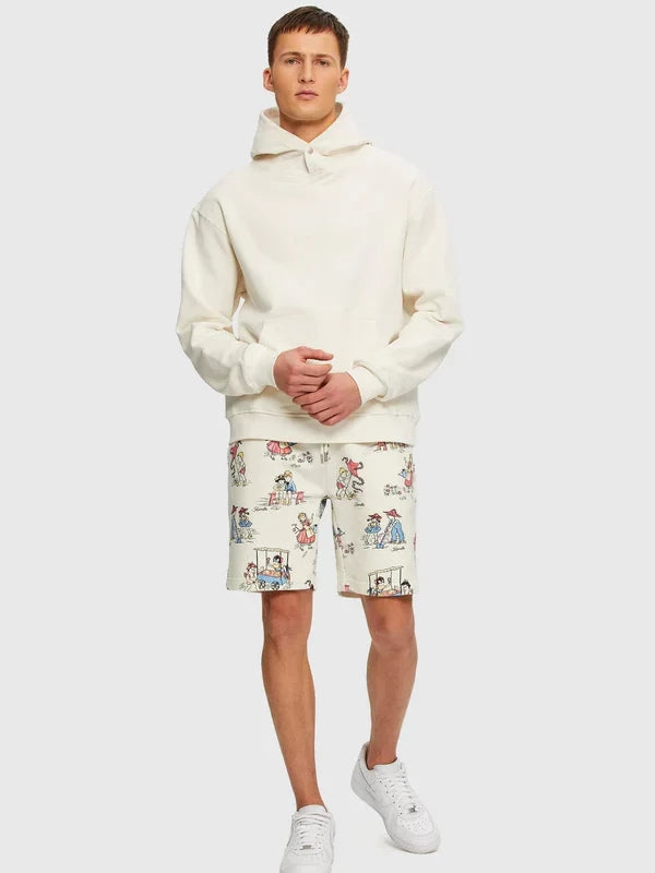 KUWALLA LOVE LETTER SWEATSHORT OFF WHITE