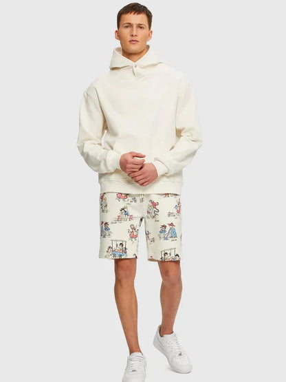 KUWALLA LOVE LETTER SWEATSHORT OFF WHITE