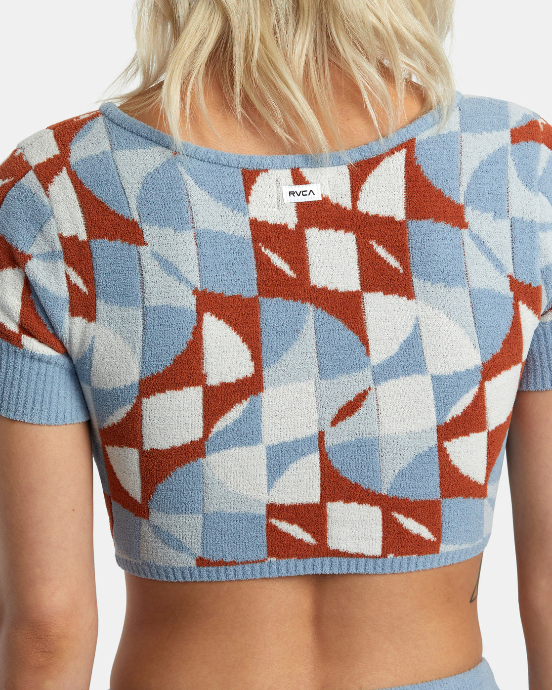 RVCA GEODE SWEATER TOP SANDLEWOOD