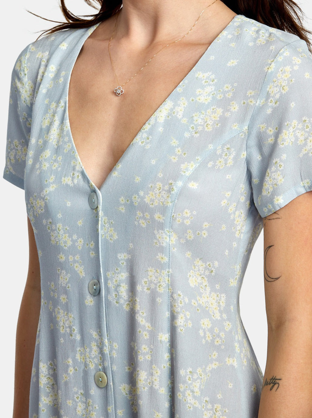 RVCA UNDERSTATED MINI DRESS SHORE