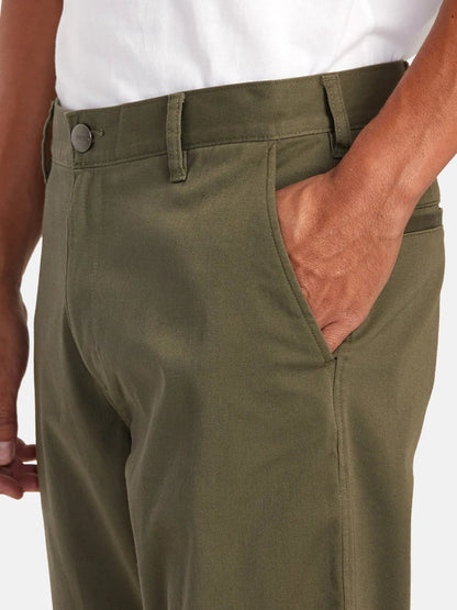 RVCA THE WEEKEND STRETCH CHINO PANT OLIVE