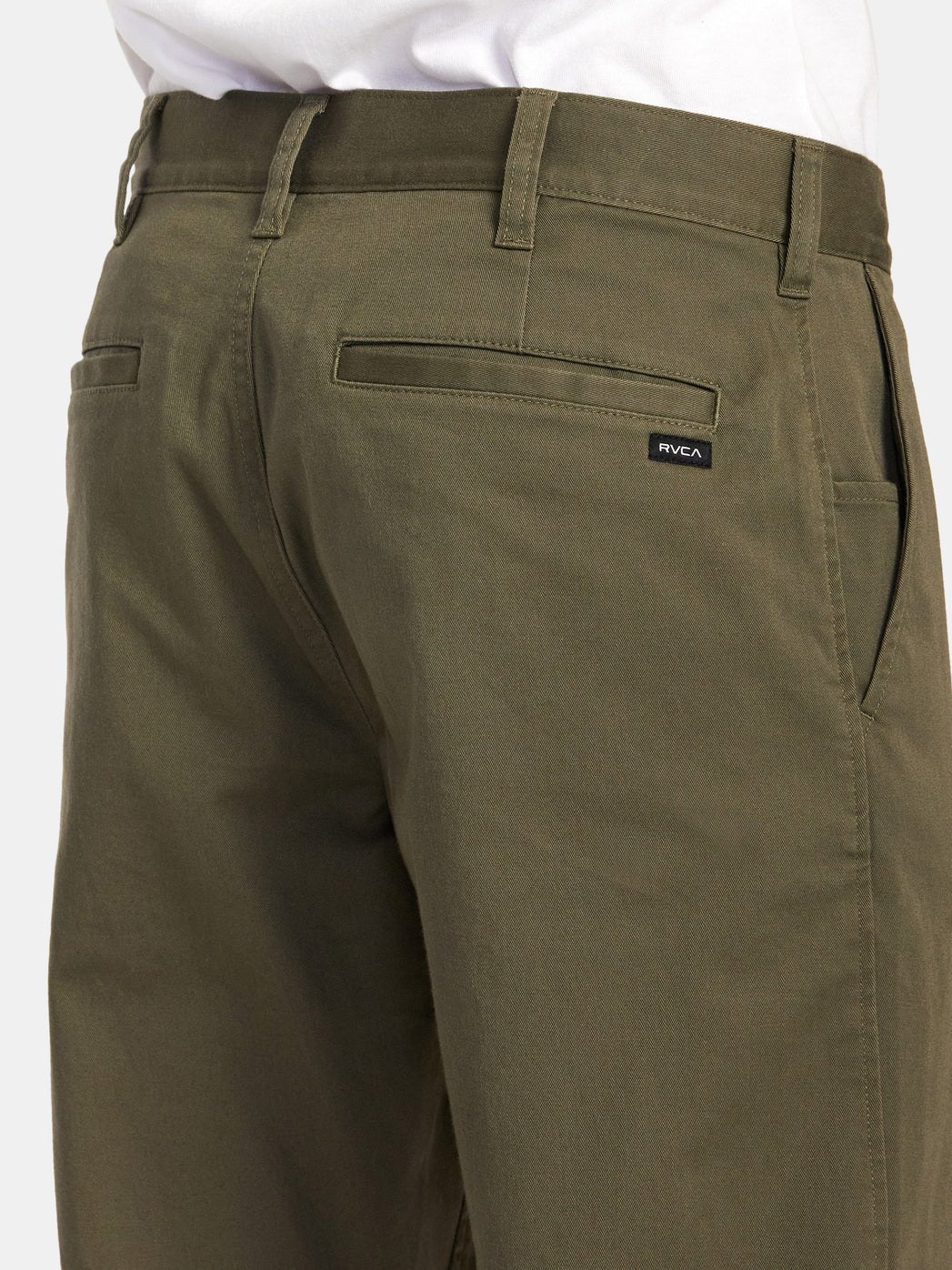RVCA THE WEEKEND STRETCH CHINO PANT OLIVE