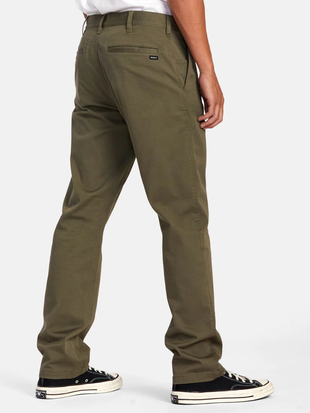 RVCA THE WEEKEND STRETCH CHINO PANT OLIVE