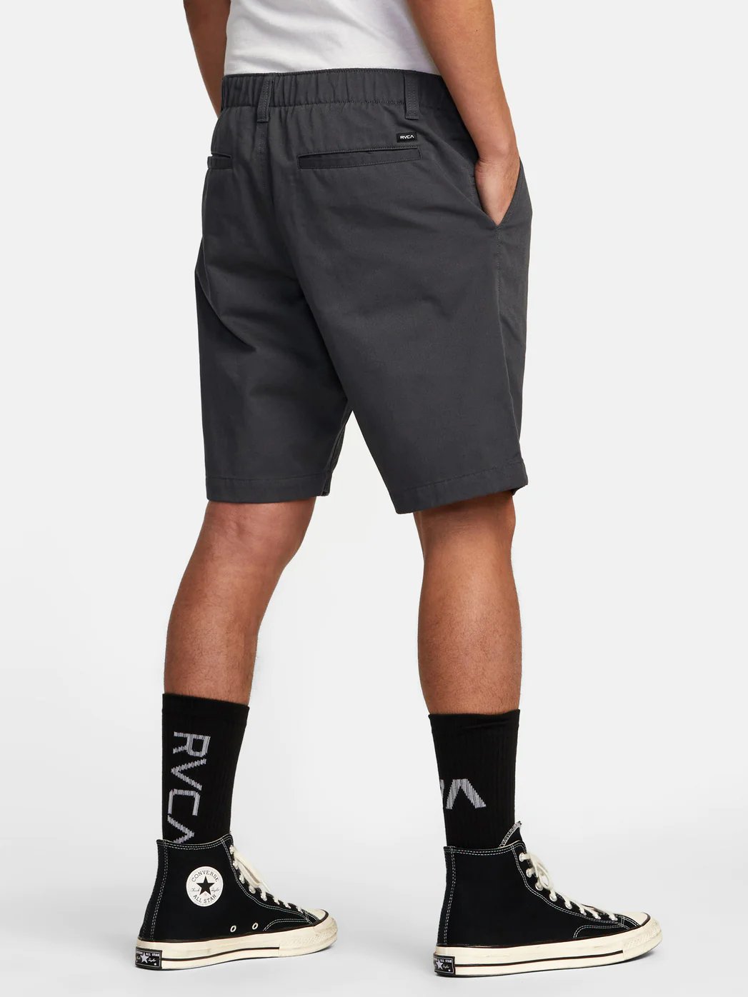 RVCA AMERICANA ELASTICIZED SHORTS GARAGE BLUE