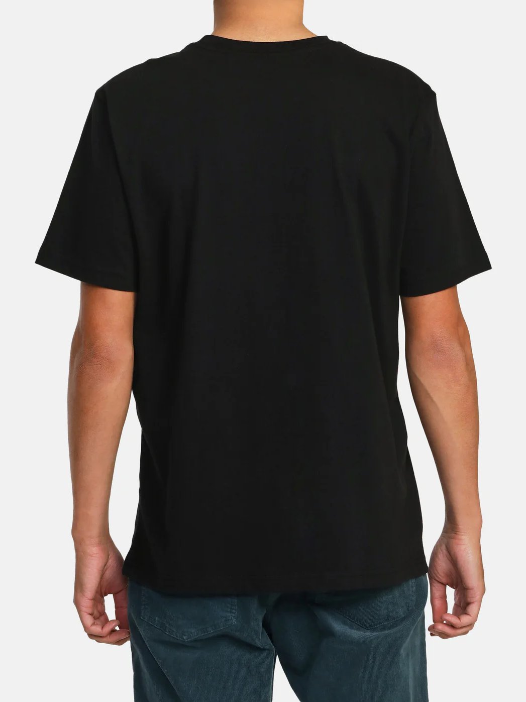 RVCA BLOOMED POCKET T-SHIRT BLACK