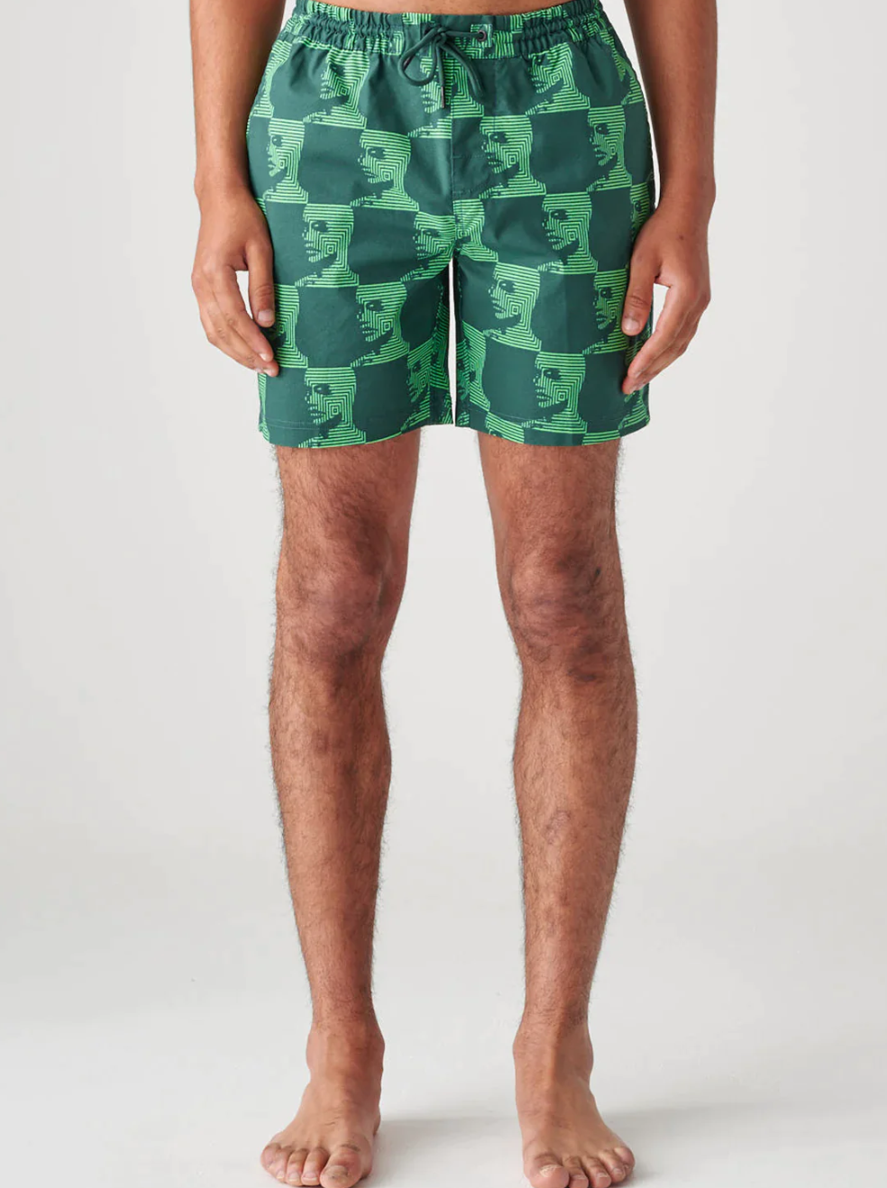 GLOBE CIRCUITS POOLSHORT NIGHT GREEN