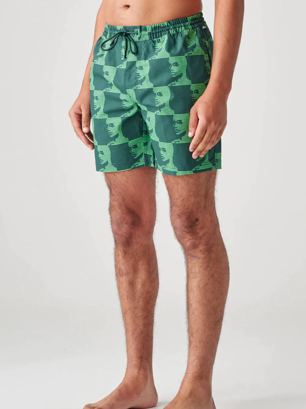 GLOBE CIRCUITS POOLSHORT NIGHT GREEN