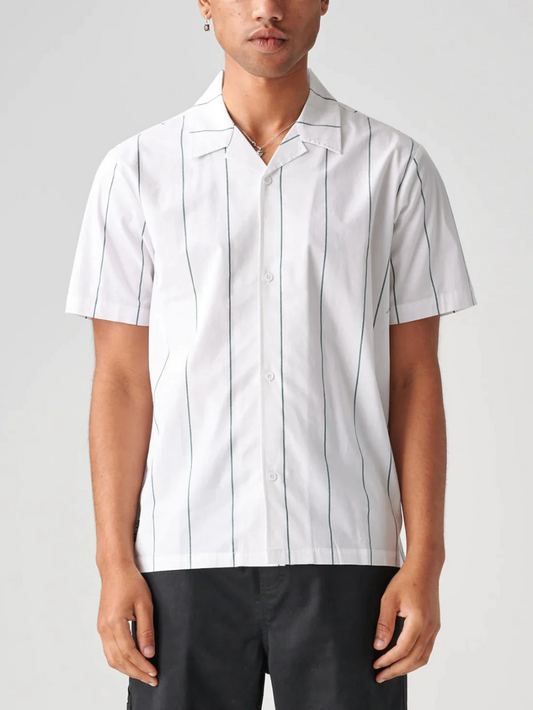 GLOBE OFF COURSE SS SHIRT WHITE